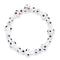 Huître | Argent sterling 925 | Bracelet de luxe en forme de champignon en verre Firefly